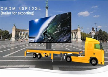 中国 フル カラーの屋外広告ショーのためのトラックによって取付けられるLEDの移動式掲示板 サプライヤー