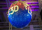 HD P3 mm LEDの球の表示、会議/でき事のための球形の導かれたスクリーン サプライヤー